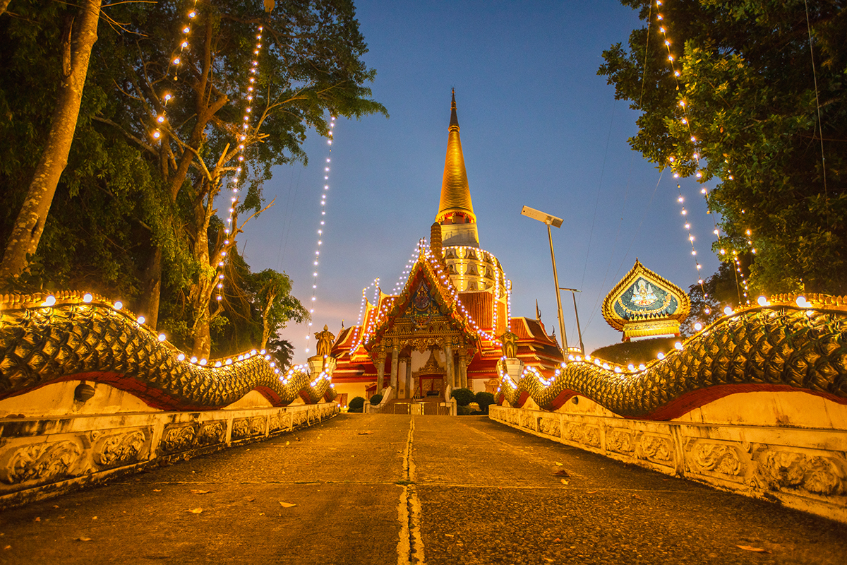 ทัศนียภาพภายในวัดบางเหรียง